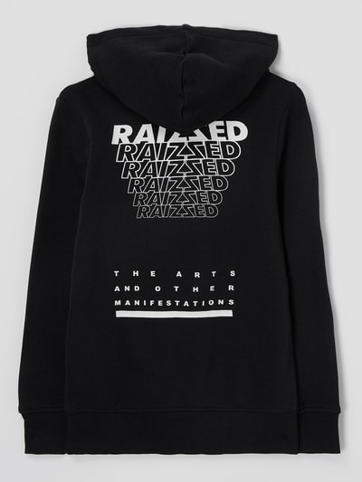 Raizzed Hoodie met logo, model 'Warren' Zwart - 3