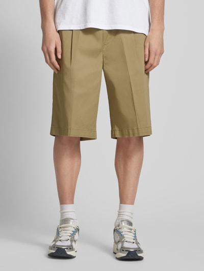 Replay Bermudas mit elastischem Bund und Tunnelzug Stein 4