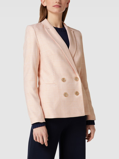 Christian Berg Woman Selection Blazer met fijn motief Oranje - 4