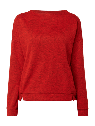 Tom Tailor Denim Pullover mit überschnittenen Schultern Rot 2