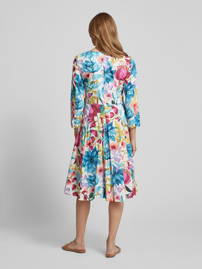 MAX&Co. Midikleid mit floralem Muster Hellrosa 5