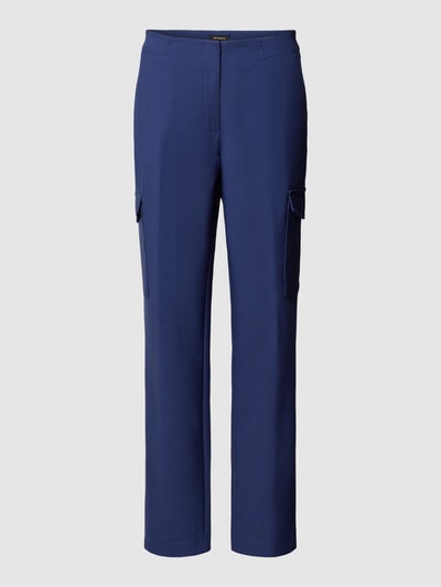 More & More Stoffen broek met persplooien Marineblauw - 2