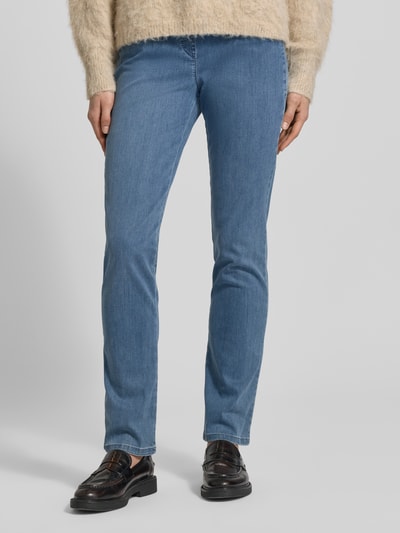 Raphaela By Brax Straight Fit Jeans mit Lyocell-Anteil Modell 'Pamina' Blau 4