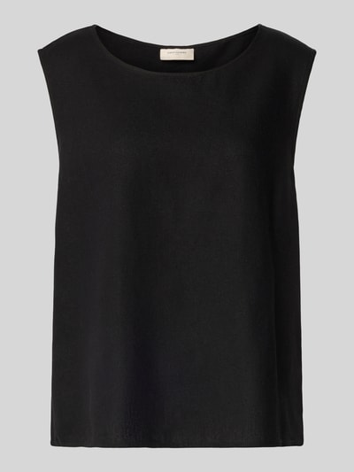 FREE/QUENT Loose Fit Tanktop aus Leinen-Viskose-Mix Modell 'Lava' Black 2