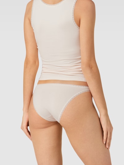 Sloggi Menstruatiebroek met broderie anglaise Beige - 4