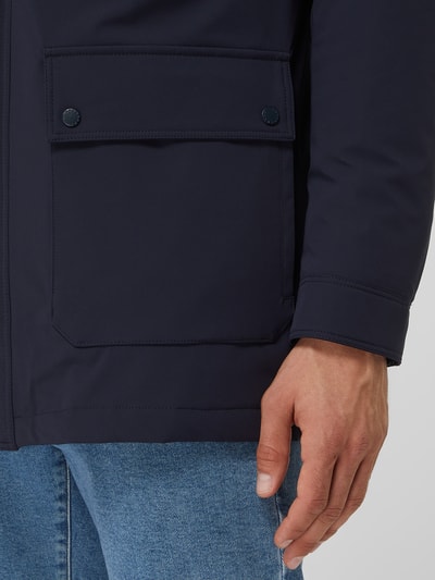 Paul & Shark Parka mit Pattentaschen Modell 'Typhoon Jacket' Marineblau 3