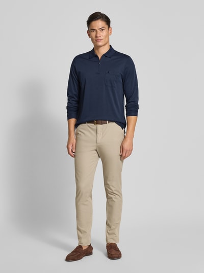 RAGMAN Koszulka polo z kieszenią na piersi Granatowy 1