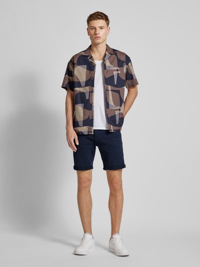 Jack & Jones Bermuda met 5-pocketmodel Donkerblauw - 1