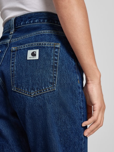 Carhartt Work In Progress Loose Fit Jeans aus reiner Baumwolle Modell 'Noxon' Dunkelblau 3