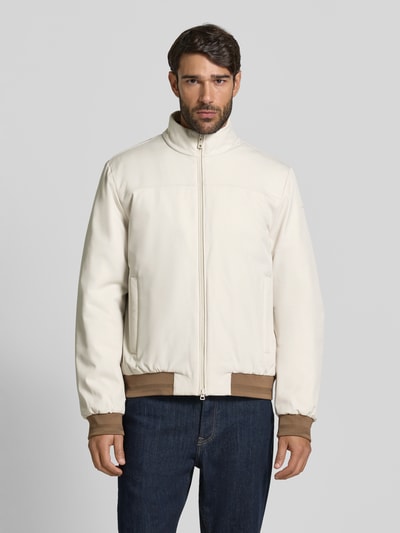 Geox Jacke mit Stehkragen Modell 'VINCINT' Beige 4