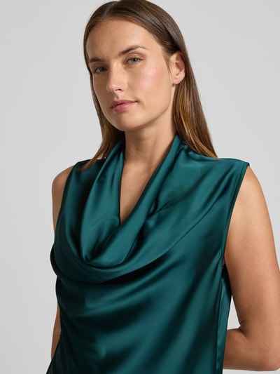 Rinascimento Regular fit blouse met watervalhals Groen - 3