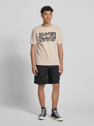 Jack & Jones T-Shirt mit Label-Print Modell 'JEFF' Offwhite 1