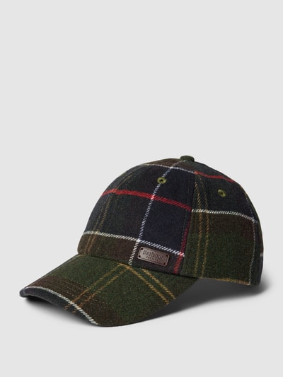 Barbour Cap mit Allover-Muster Modell 'GALINGALE' Gruen 1