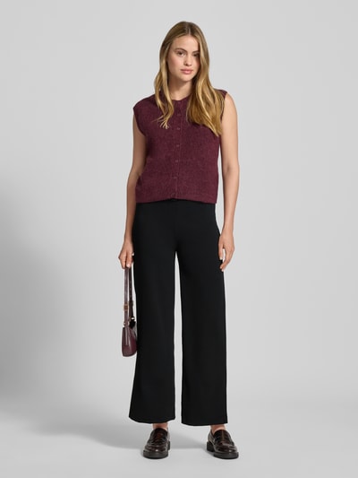 ZABAIONE Stoffhose mit Gürtel und Eingrifftaschen Black 1