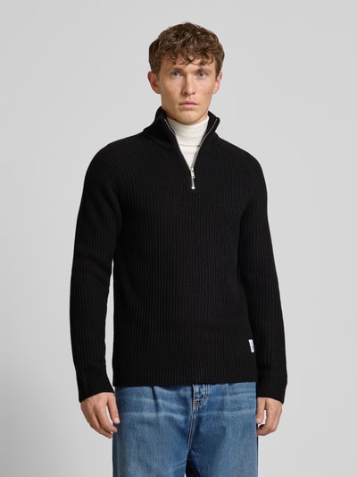 Matinique Gebreide pullover met schipperskraag, model 'Blimey'  - 4