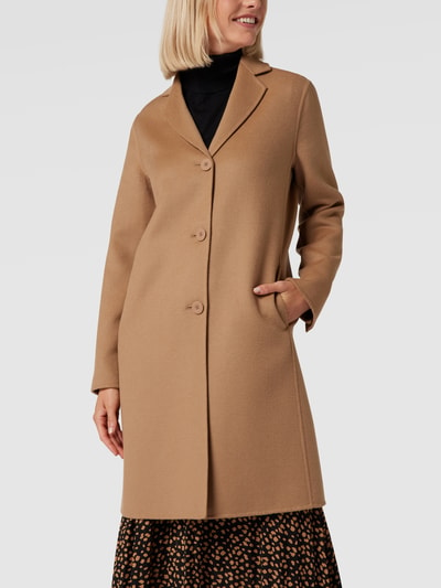 Max Mara Studio Jas met reverskraag Camel - 4