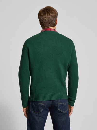 Polo Ralph Lauren Strickpullover aus Wolle-Kaschmir-Mix mit Rundhalsausschnitt Dunkelgruen 5