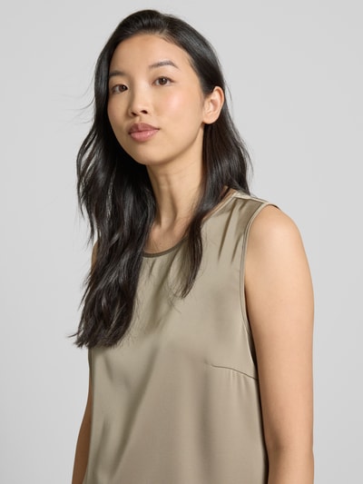 Betty Barclay Regular fit blousetop met ronde hals Olijfgroen - 3