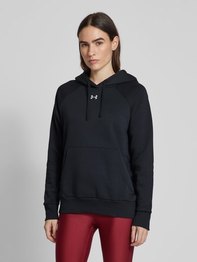 Under Armour Hoodie mit Logo-Stitching Modell 'Rival' Black 4