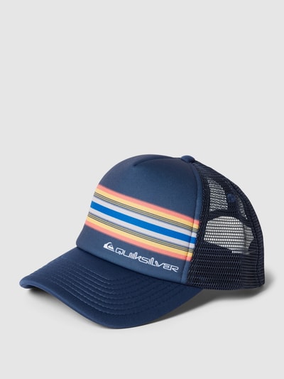 Quiksilver Pet met snapback, model 'BUZZARD' Marineblauw - 1