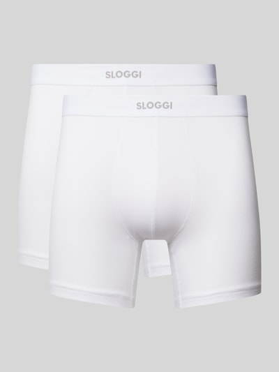 Sloggi Boxershorts mit elastischem Logo-Bund Weiss 1