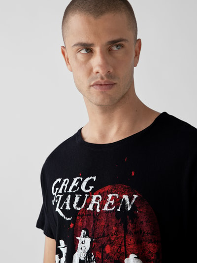 Greg Lauren T-Shirt mit Brand-Print Black 3