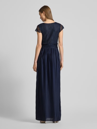 GUIDO MARIA KRETSCHMER WOMAN Avondjurk met etskanteffect, model 'Emelie' Marineblauw - 5