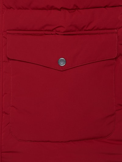 Barbour Steppweste mit Stehkragen Rot 2