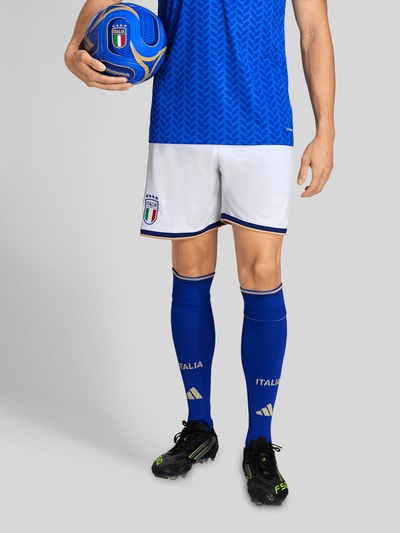 adidas Sportswear Regular Fit Trikot-Shorts mit Kontraststreifen Modell 'ITALIEN 26' Weiss 4
