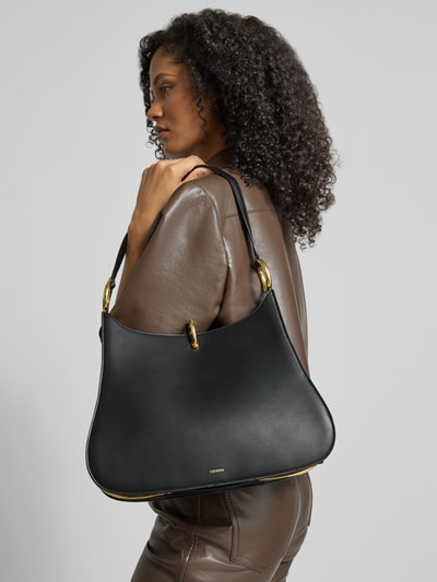 Rabanne Hand Bag mit Logo-Prägung Black 1