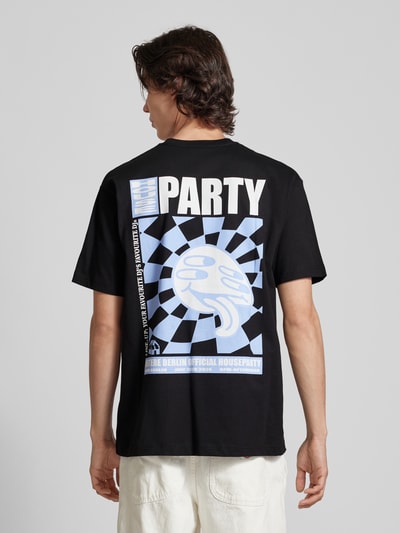 Vertere T-Shirt mit Label-Print Modell 'INVITE' Black 5