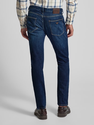 Emporio Armani Jeans mit Eingrifftaschen und Label-Detail Jeansblau 5