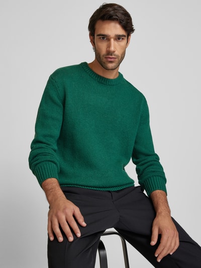 SELECTED HOMME Gebreide pullover met ronde hals, model 'CODY' Olijfgroen - 3