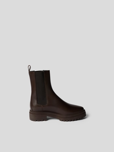 Bash Unifarbene Chelsea Boots Schoko 6