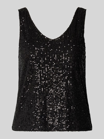 ONLY Top o kroju regular fit z cekinami model ‘ANA’ Czarny 2