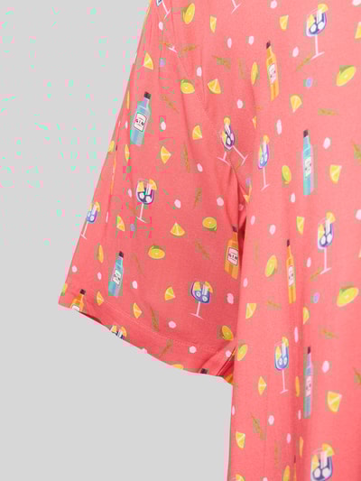 MCNEAL Freizeithemd mit Knopfleiste Hellrot 2