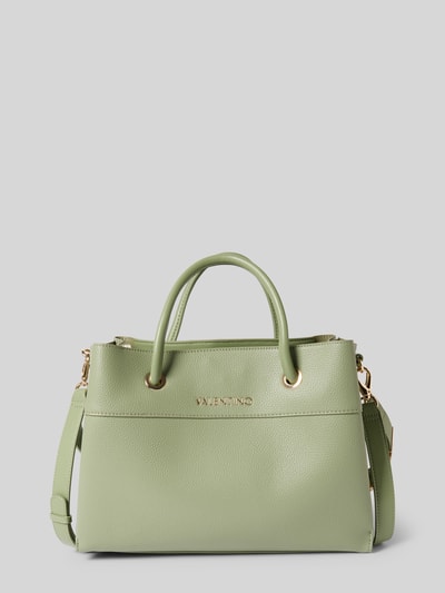 VALENTINO BAGS Handtasche mit Label-Detail in metallic Mint 1