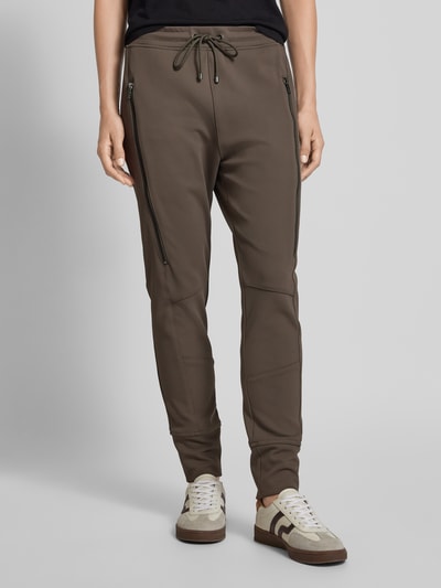 MAC Slim Fit Stoffhose mit Ziernähten Modell 'FUTURE 2.0' Beige 4