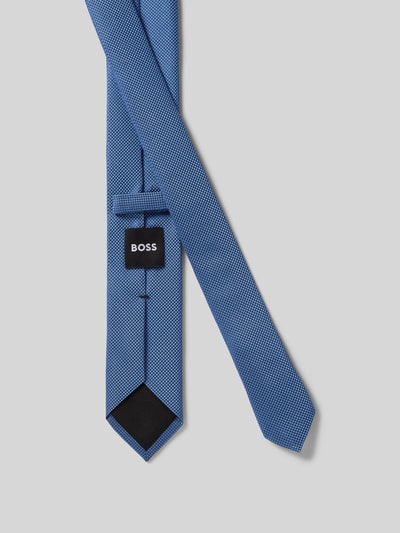 BOSS Krawatte mit Label-Detail Bleu 2