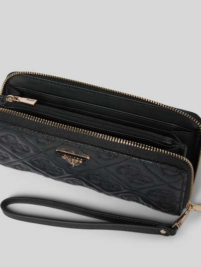 Guess Portemonnee met labeldetail, model 'ADELASIA' Zwart - 3