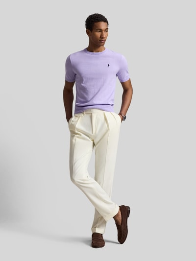 Polo Ralph Lauren męski t-shirt o kroju regular fit z czystej bawełny Fioletowy 1