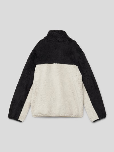 CHAMPION Hoodie in Two-Tone-Machart Ecru 3