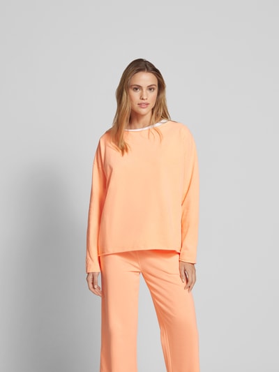 Juvia Sweatshirt mit Rollsaum Orange 4