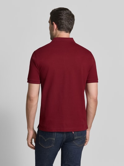 GANT regular fit poloshirt van puur katoen Bordeaux - 5