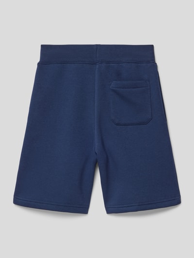 Polo Sport Sweatshorts met elastische band Marineblauw - 3