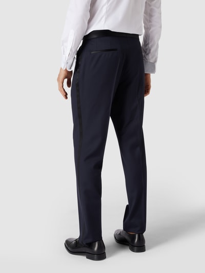 BOSS Slim Fit Anzughose mit Kontraststreifen Marine 5