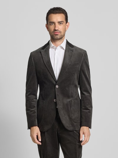 MCNEAL 2-Knopf-Sakko mit Reverskragen Dunkelgruen 4
