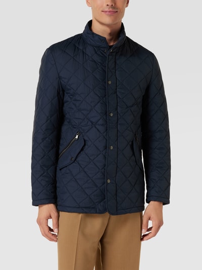 Christian Berg Men Steppjacke mit Stehkragen Marine 4