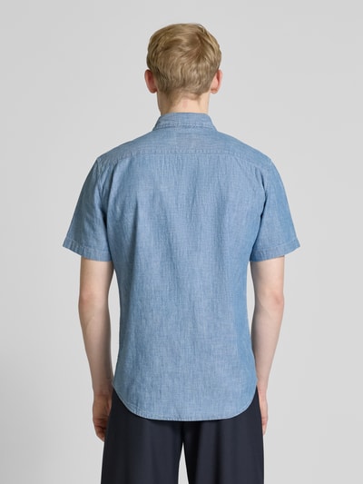 Levi's® Standard Fit Jeanshemd mit Brusttasche Modell 'SUNSET' Hellblau 5