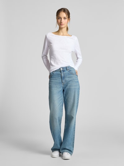 Marc O'Polo Longsleeve aus Bio-Baumwolle  Weiss 1